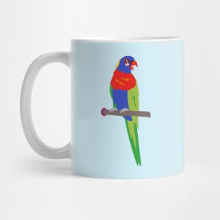 Laughing Rainbow Lorikeet Mug